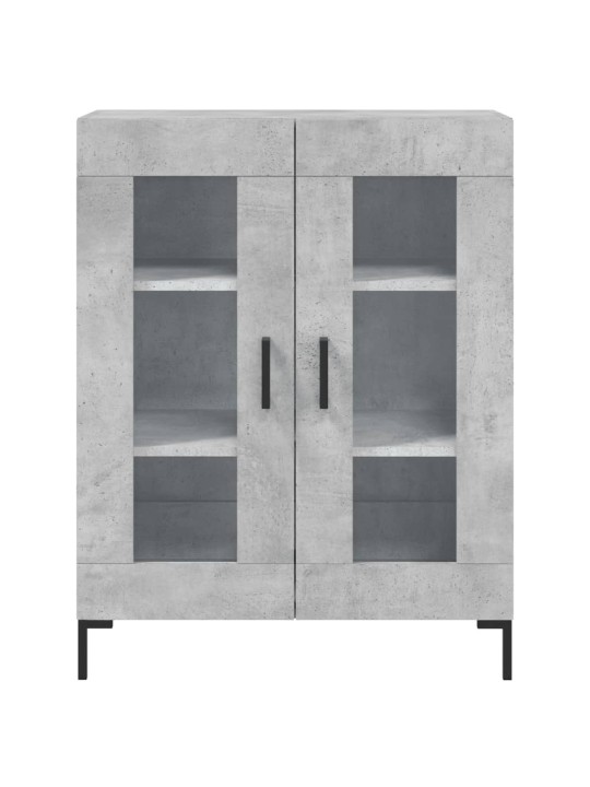 Příborník betonově šedý 69,5 x 34 x 90 cm kompozitní dřevo