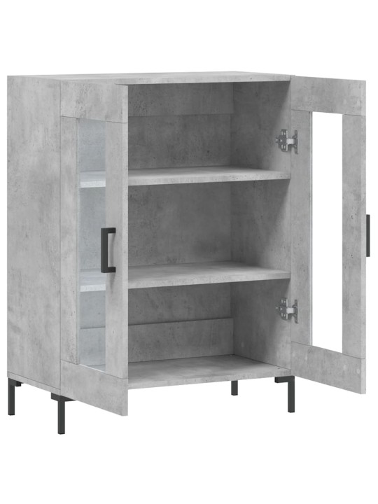 Příborník betonově šedý 69,5 x 34 x 90 cm kompozitní dřevo