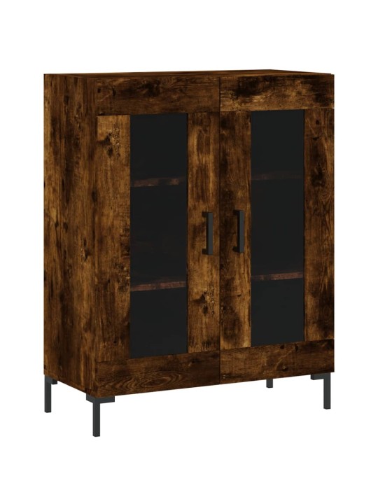 Příborník kouřový dub 69,5 x 34 x 90 cm kompozitní dřevo