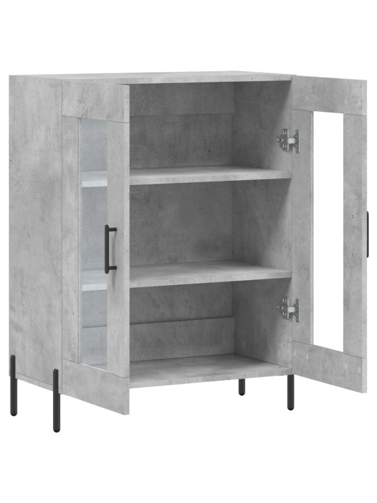 Příborník betonově šedý 69,5 x 34 x 90 cm kompozitní dřevo