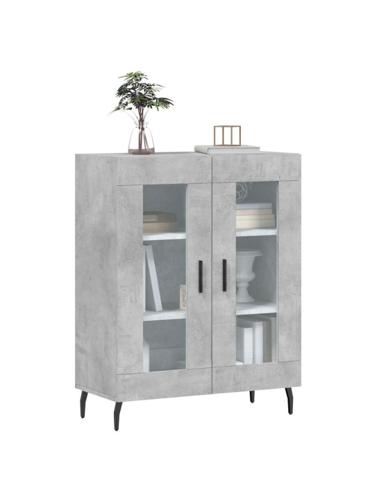Příborník betonově šedý 69,5 x 34 x 90 cm kompozitní dřevo