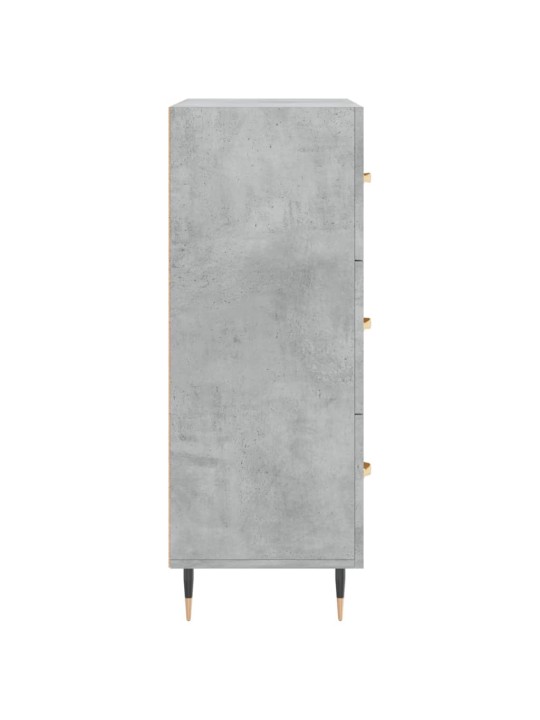 Příborník betonově šedý 69,5 x 34 x 90 cm kompozitní dřevo