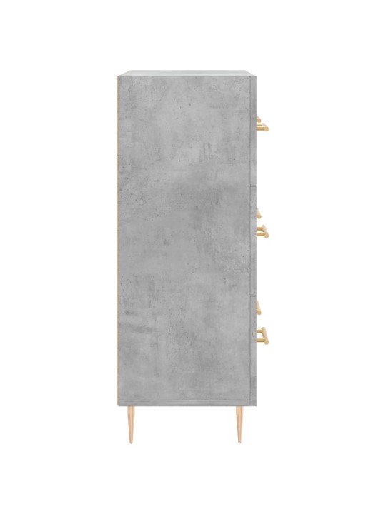 Příborník betonově šedý 69,5 x 34 x 90 cm kompozitní dřevo