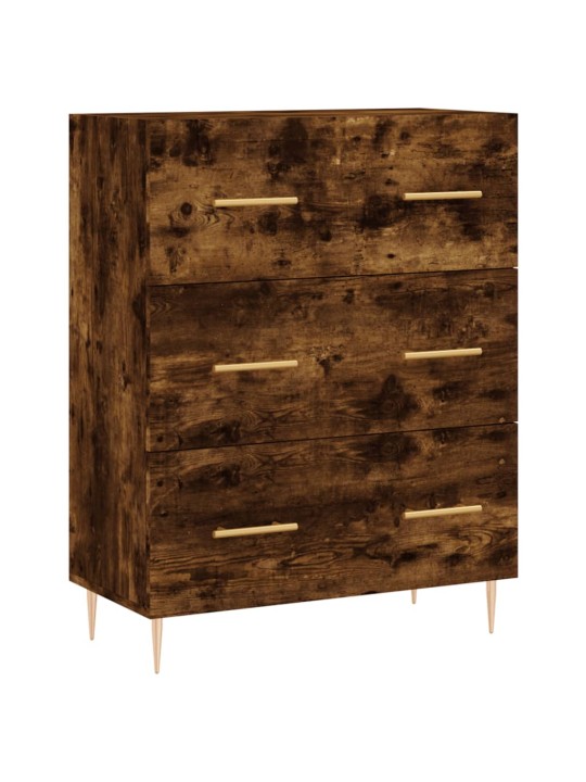 Příborník kouřový dub 69,5 x 34 x 90 cm kompozitní dřevo