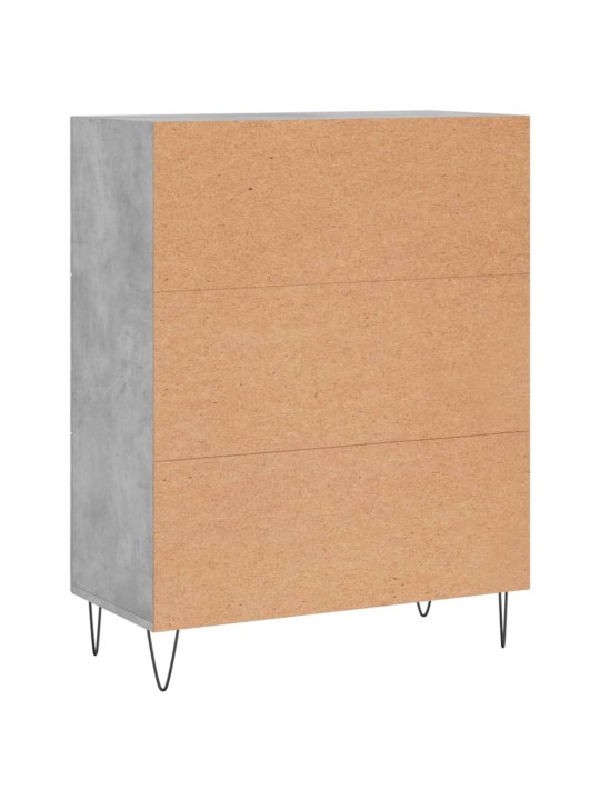 Příborník betonově šedý 69,5 x 34 x 90 cm kompozitní dřevo