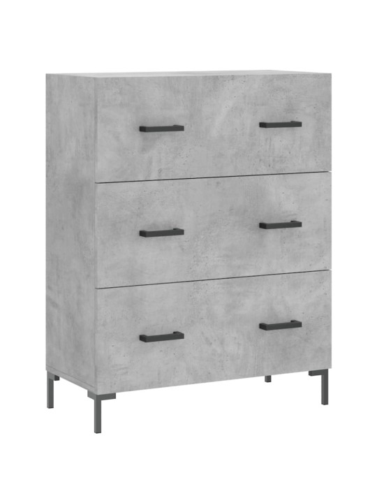 Příborník betonově šedý 69,5 x 34 x 90 cm kompozitní dřevo