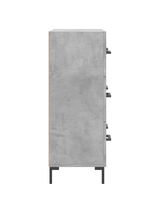 Příborník betonově šedý 69,5 x 34 x 90 cm kompozitní dřevo