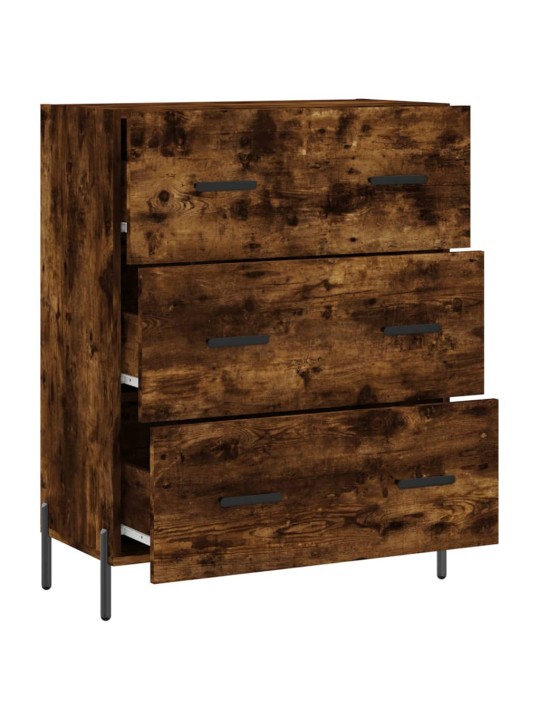 Příborník kouřový dub 69,5 x 34 x 90 cm kompozitní dřevo
