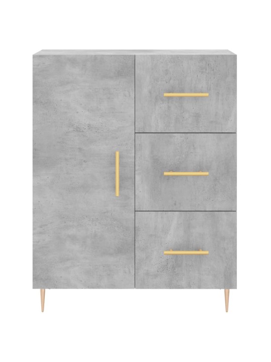 Příborník betonově šedý 69,5 x 34 x 90 cm kompozitní dřevo