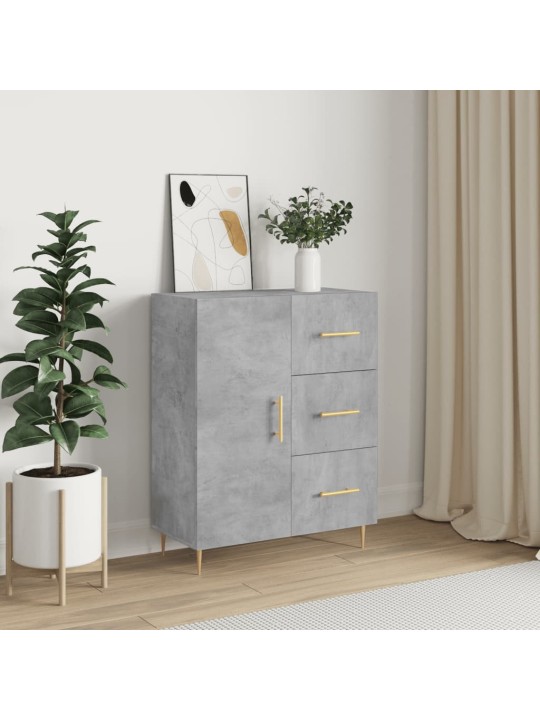 Příborník betonově šedý 69,5 x 34 x 90 cm kompozitní dřevo