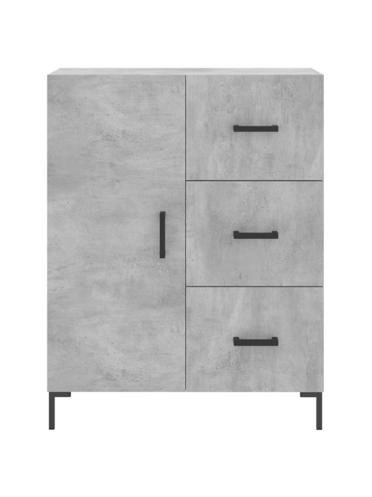 Příborník betonově šedý 69,5 x 34 x 90 cm kompozitní dřevo
