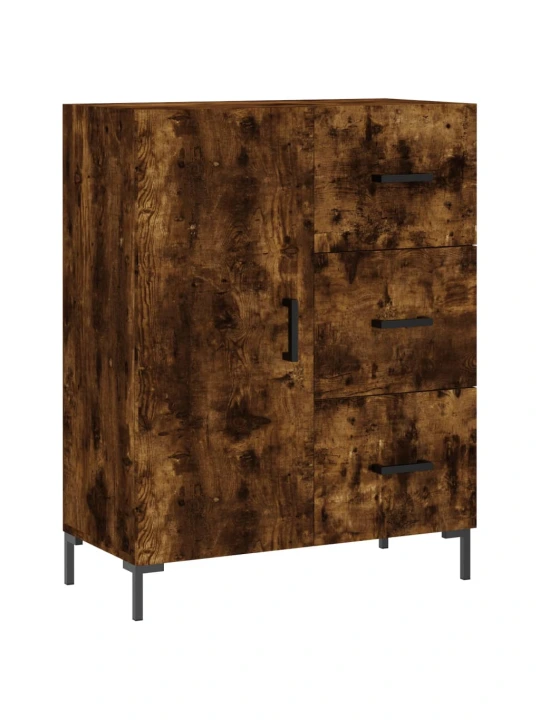 Příborník kouřový dub 69,5 x 34 x 90 cm kompozitní dřevo