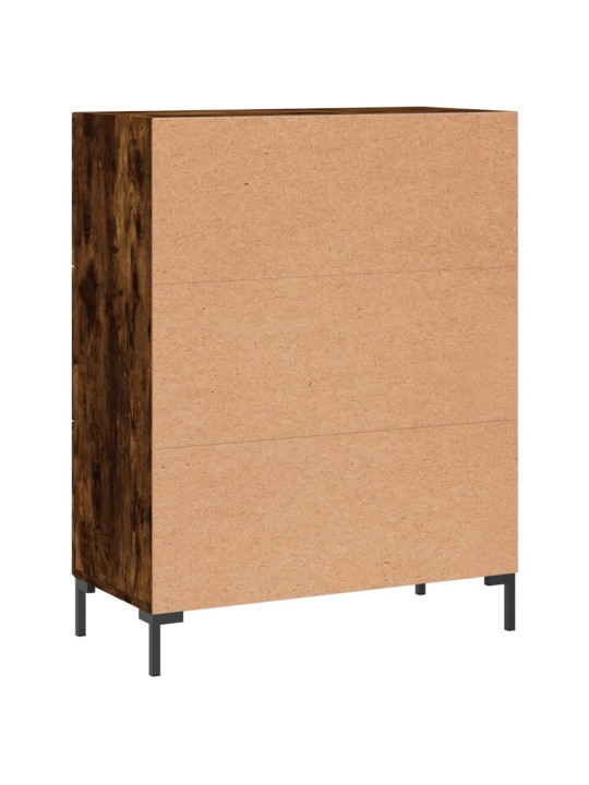 Příborník kouřový dub 69,5 x 34 x 90 cm kompozitní dřevo