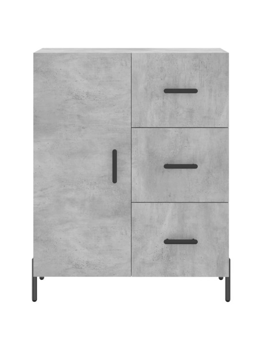 Příborník betonově šedý 69,5 x 34 x 90 cm kompozitní dřevo