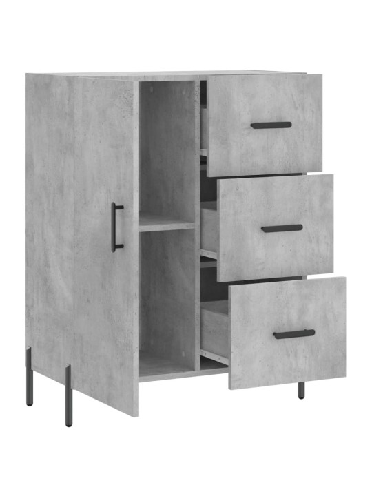 Příborník betonově šedý 69,5 x 34 x 90 cm kompozitní dřevo