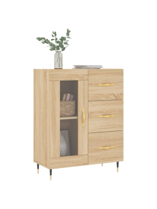 Příborník dub sonoma 69,5 x 34 x 90 cm kompozitní dřevo