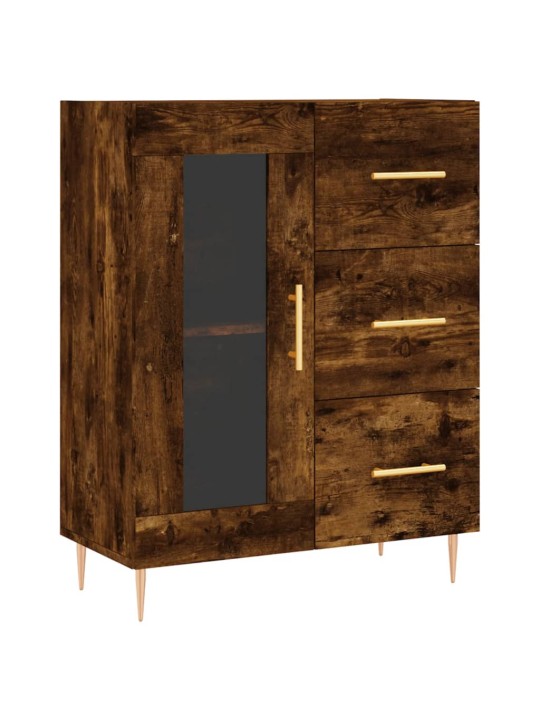 Příborník kouřový dub 69,5 x 34 x 90 cm kompozitní dřevo
