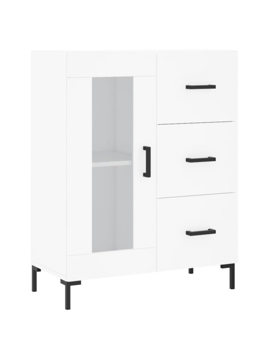 Příborník bílý 69,5 x 34 x 90 cm kompozitní dřevo
