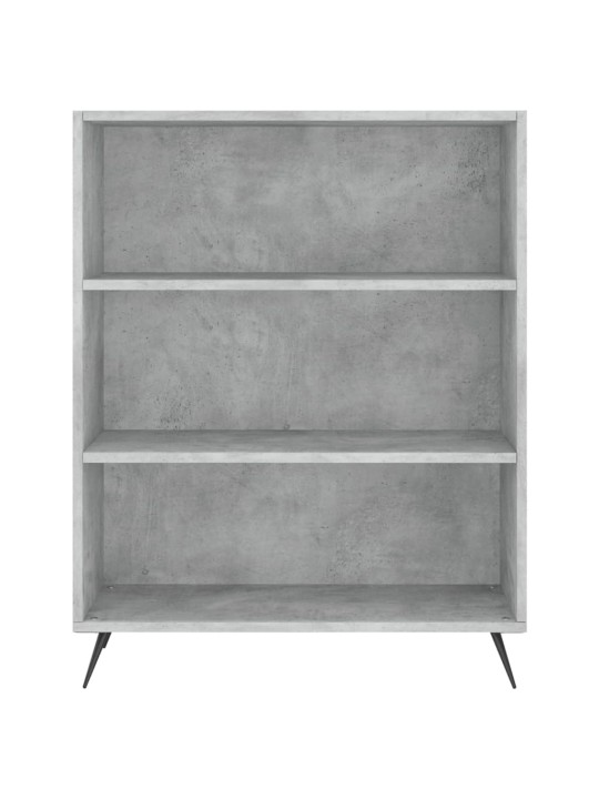 Knihovna betonově šedá 69,5 x 32,5 x 90 cm kompozitní dřevo