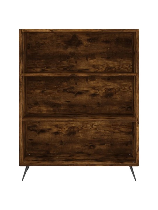Knihovna kouřový dub 69,5 x 32,5 x 90 cm kompozitní dřevo