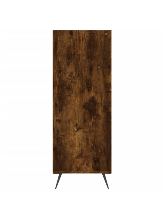 Knihovna kouřový dub 69,5 x 32,5 x 90 cm kompozitní dřevo