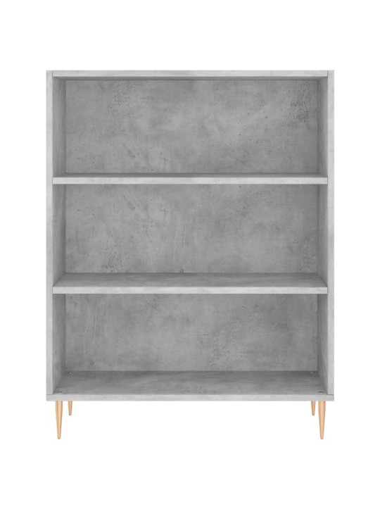 Knihovna betonově šedá 69,5 x 32,5 x 90 cm kompozitní dřevo