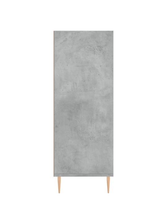 Knihovna betonově šedá 69,5 x 32,5 x 90 cm kompozitní dřevo