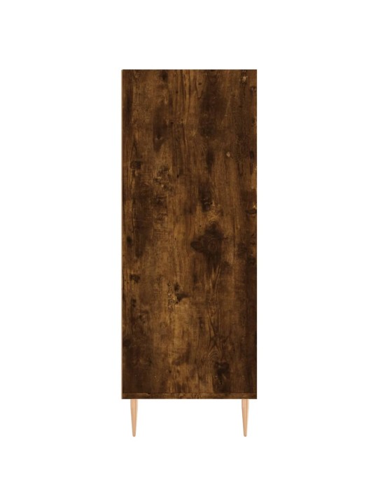 Knihovna kouřový dub 69,5 x 32,5 x 90 cm kompozitní dřevo