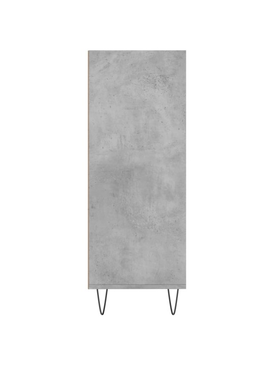 Knihovna betonově šedá 69,5 x 32,5 x 90 cm kompozitní dřevo
