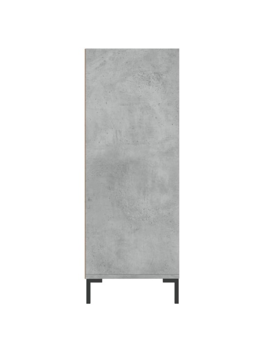 Knihovna betonově šedá 69,5 x 32,5 x 90 cm kompozitní dřevo