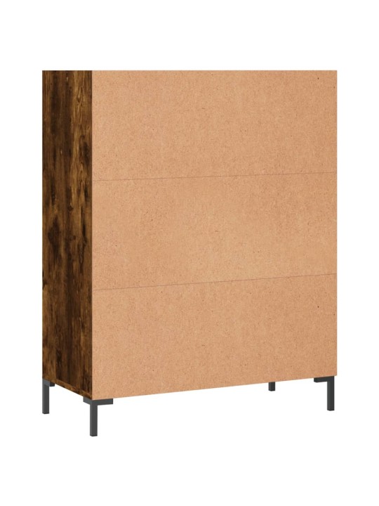 Knihovna kouřový dub 69,5 x 32,5 x 90 cm kompozitní dřevo