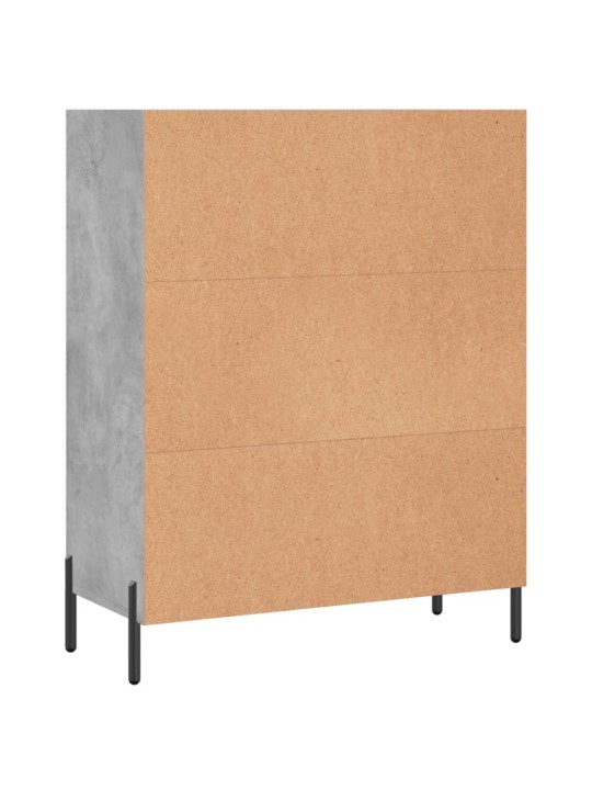 Policová skříňka betonově šedá 69,5x32,5x90 cm kompozitní dřevo