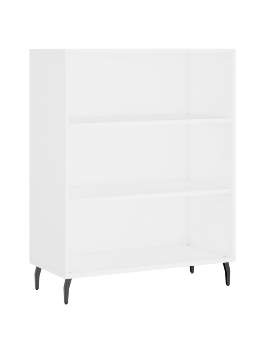 Policová skříňka bílá 69,5 x 32,5 x 90 cm kompozitní dřevo