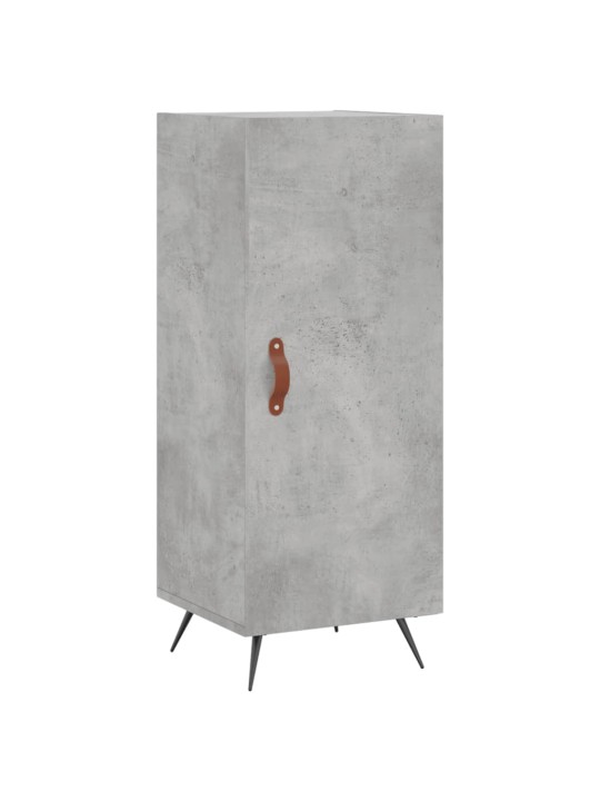 Příborník betonově šedý 34,5 x 34 x 90 cm kompozitní dřevo