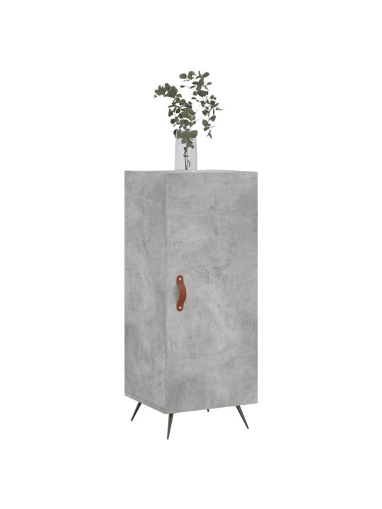 Příborník betonově šedý 34,5 x 34 x 90 cm kompozitní dřevo
