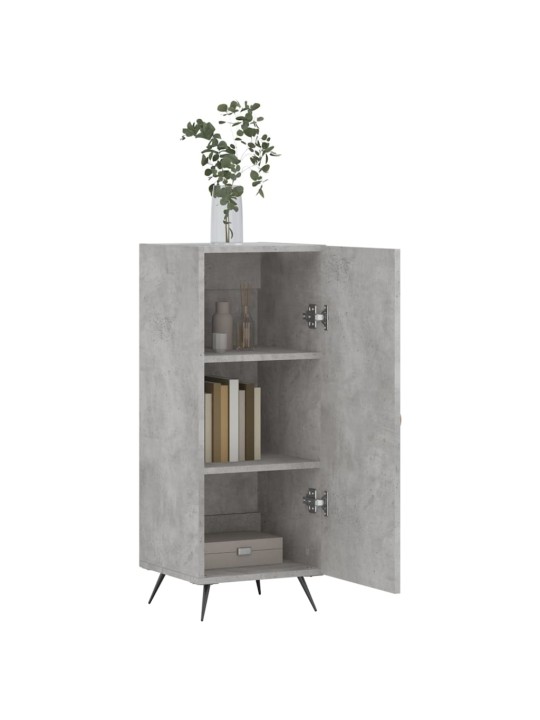 Příborník betonově šedý 34,5 x 34 x 90 cm kompozitní dřevo
