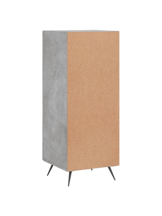 Příborník betonově šedý 34,5 x 34 x 90 cm kompozitní dřevo