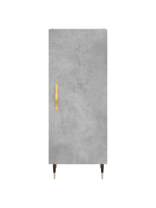 Příborník betonově šedý 34,5 x 34 x 90 cm kompozitní dřevo