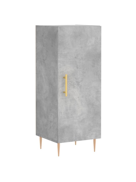 Příborník betonově šedý 34,5 x 34 x 90 cm kompozitní dřevo
