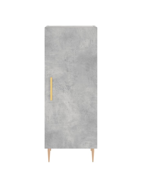 Příborník betonově šedý 34,5 x 34 x 90 cm kompozitní dřevo