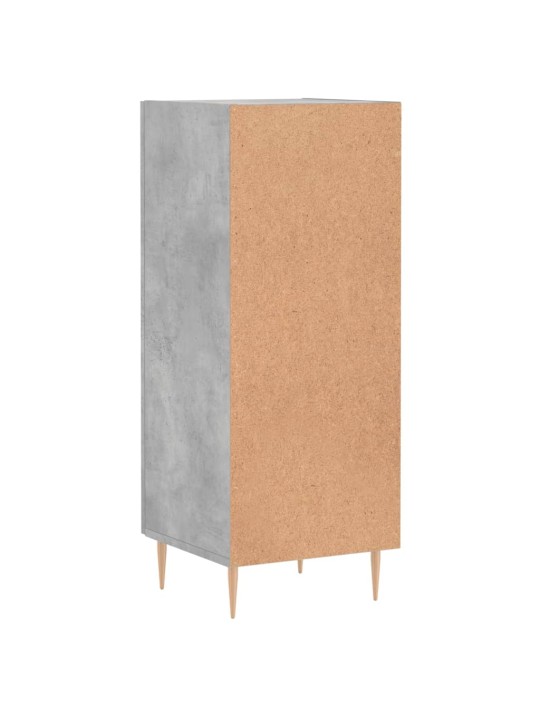 Příborník betonově šedý 34,5 x 34 x 90 cm kompozitní dřevo