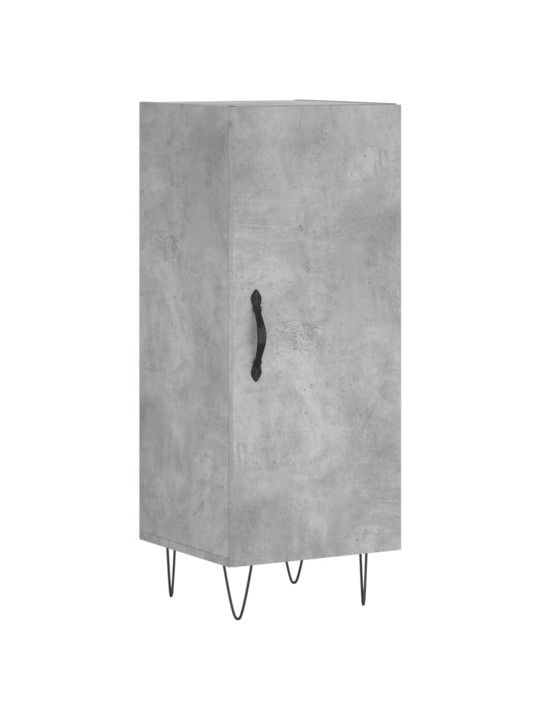 Příborník betonově šedý 34,5 x 34 x 90 cm kompozitní dřevo