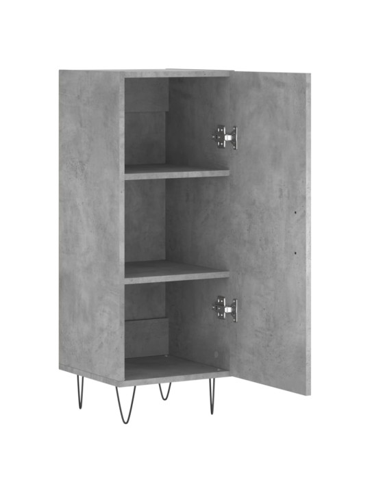 Příborník betonově šedý 34,5 x 34 x 90 cm kompozitní dřevo