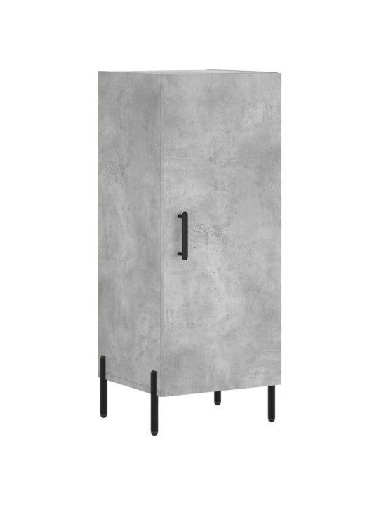 Příborník betonově šedý 34,5 x 34 x 90 cm kompozitní dřevo