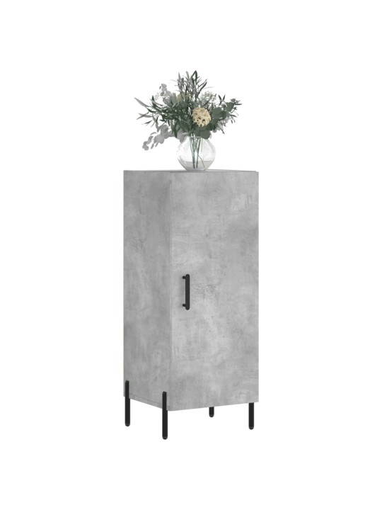 Příborník betonově šedý 34,5 x 34 x 90 cm kompozitní dřevo