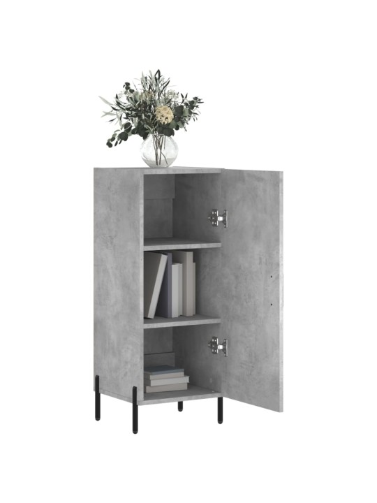 Příborník betonově šedý 34,5 x 34 x 90 cm kompozitní dřevo