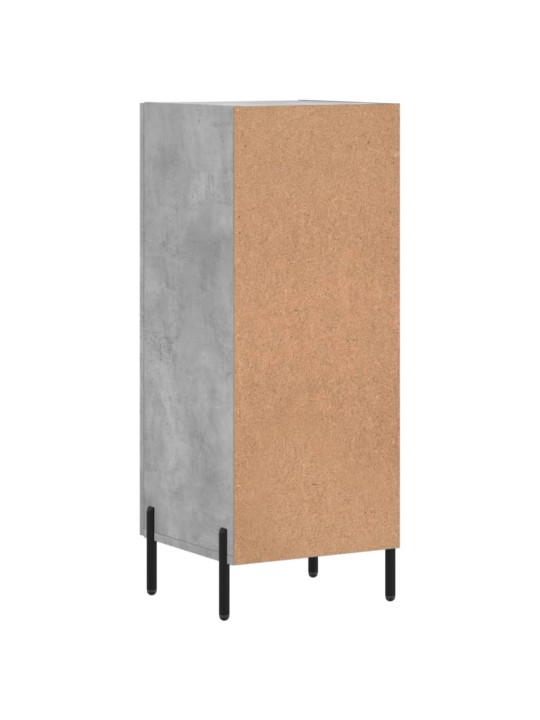 Příborník betonově šedý 34,5 x 34 x 90 cm kompozitní dřevo