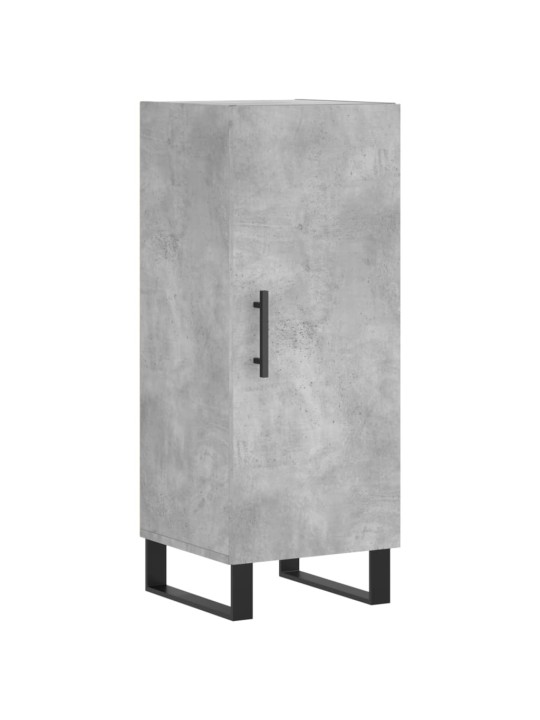 Příborník betonově šedý 34,5 x 34 x 90 cm kompozitní dřevo