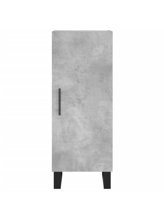 Příborník betonově šedý 34,5 x 34 x 90 cm kompozitní dřevo