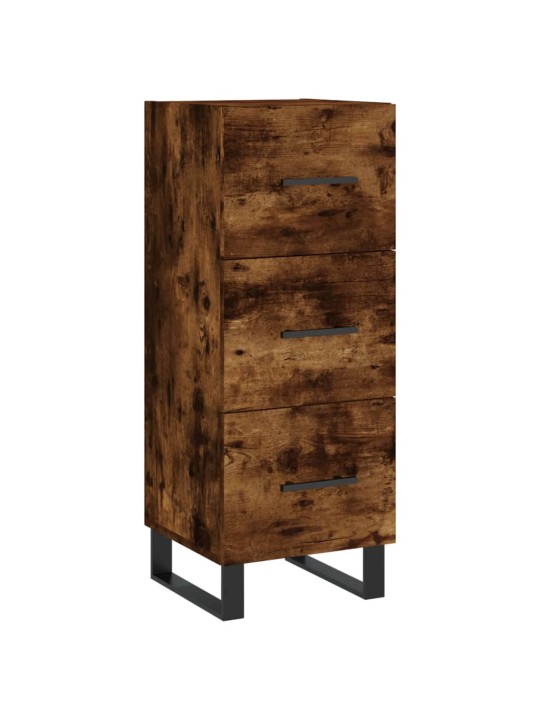 Příborník kouřový dub 34,5 x 34 x 90 cm kompozitní dřevo